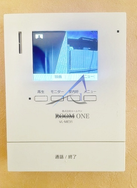 ニューメゾネット白金台のセキュリティ|モニター付インターホンです。