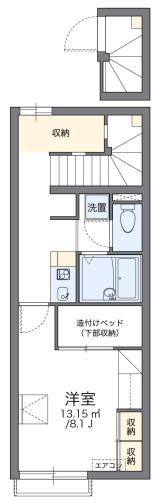 【間取り】 | レオパレスリッチＭ