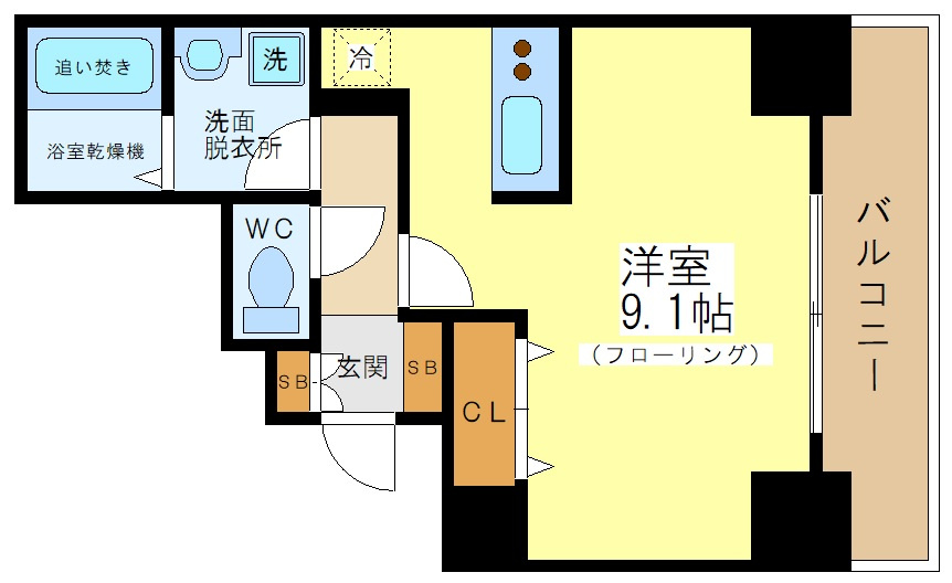 ベルク ブルーメ タクミの間取り