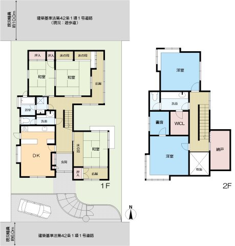 神戸市北区藤原台北町２丁目　戸建住宅の間取り