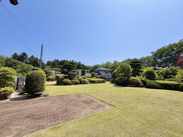 鉾田市安塚中古戸建の庭