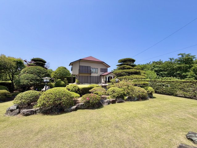 鉾田市安塚中古戸建の庭
