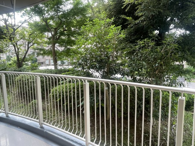 【バルコニー】 | □■秦野南が丘さつき東住宅2217号棟■□ | バルコニーからは木々が眺められ、視線も気になりません！
