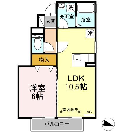 モダンコート手形101の間取り