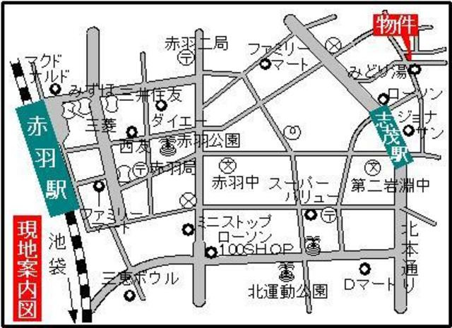 ルナフローラの地図