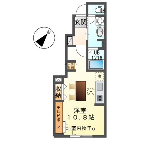 ワイズスクエア０１（Y’s square０１）の間取り