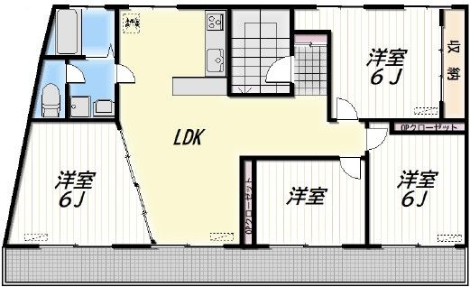 ＧＲＡＦＦの間取り|間取りです。