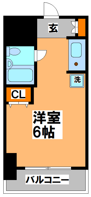 武蔵野市境南町２丁目の賃貸マンションの間取り