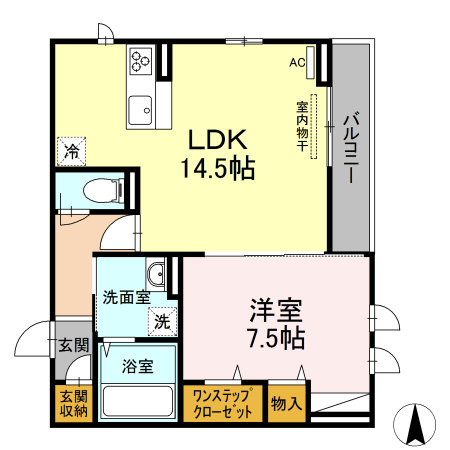 【間取り】 | リナーシェ古川北