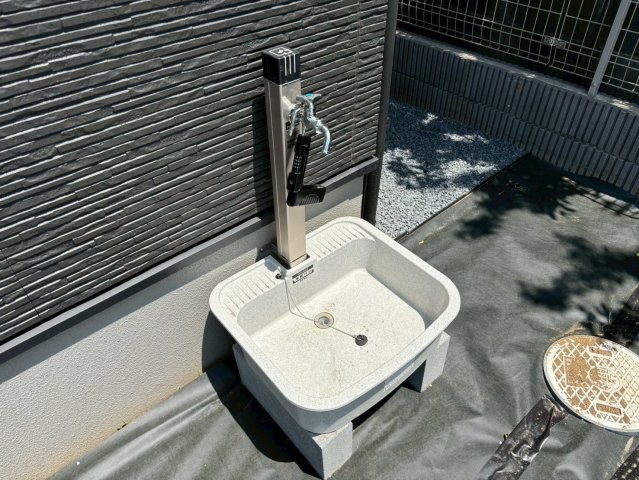 日立市東大沼町　新築戸建のその他|立水栓付きで洗車などに便利です♪