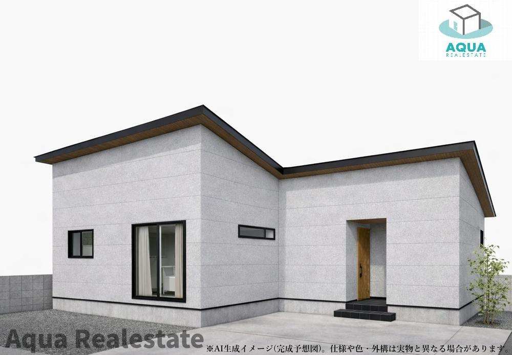 綾歌郡宇多津町池ノ内の新築一戸建の外観パース|外観パースです