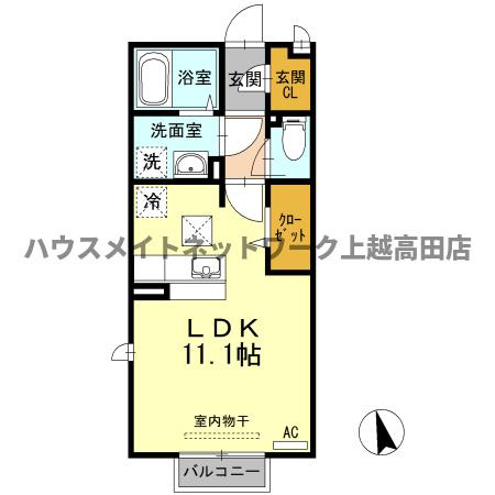 プラムコートの間取り|間取図