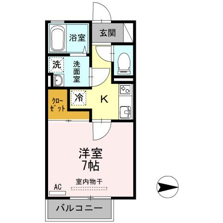 ヴィラ・コート大立の間取り