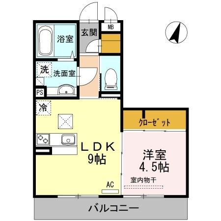 シャルマンパークサイドの間取り