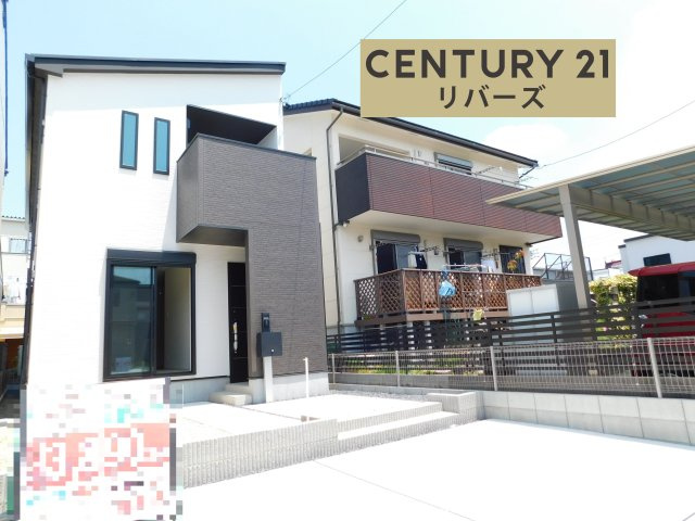 名古屋市西区清里町の新築一戸建の外観|◇限定１棟◇　　新価格！！いつでもご案内出来ます♪（お問合せ当日、平日、水曜、夜間でもＯＫ）　南向き、陽当たり良好！　駐車並列２台OK！　南に庭付き♪　タタミコーナー付きリビング２１．０帖♪
