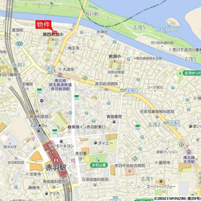 【地図】 | カルム赤羽