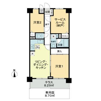 【間取り】 | ライオンズガーデン千川