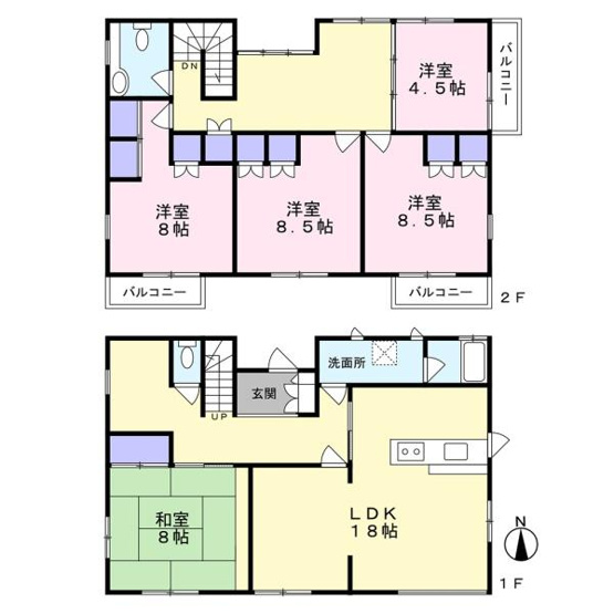 【間取り】 | 草加2丁目戸建 | ☆広々5LDKの室内♪一部リフォーム済みのため室内状況良好です☆