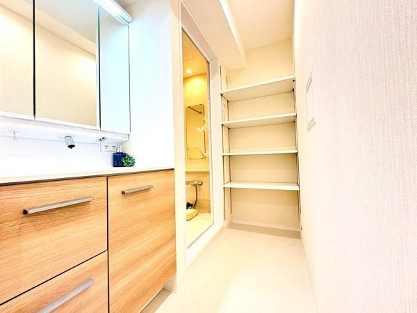 トーア川崎マンションの独立洗面台