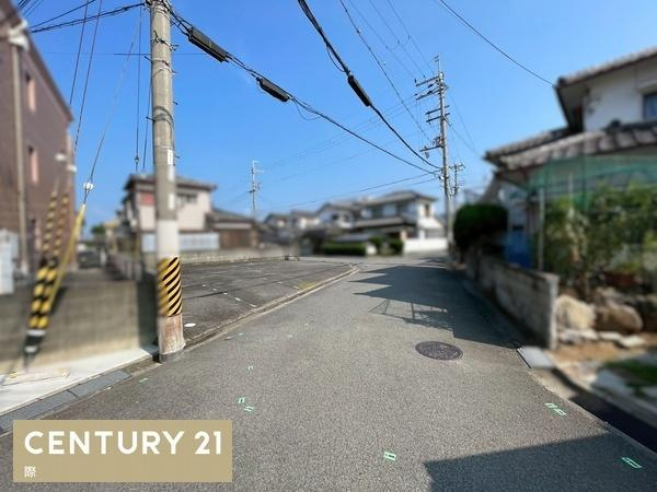 和歌山市古屋　土地の前面道路含む現地写真