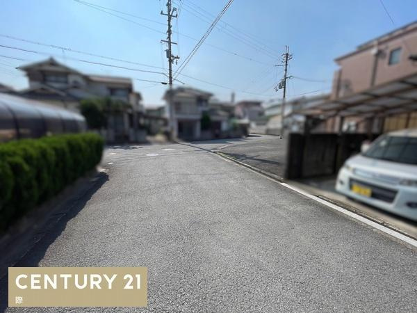 和歌山市古屋　土地の前面道路含む現地写真