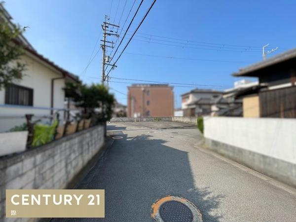 和歌山市古屋　土地の前面道路含む現地写真