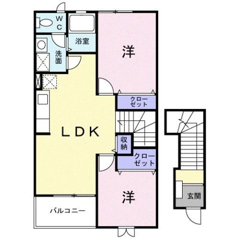 コンフォール穂波の間取り