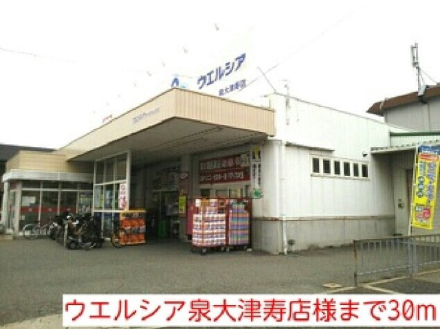 カーサ　プラシードⅡの周辺|ウエルシア泉大津寿店様まで30m