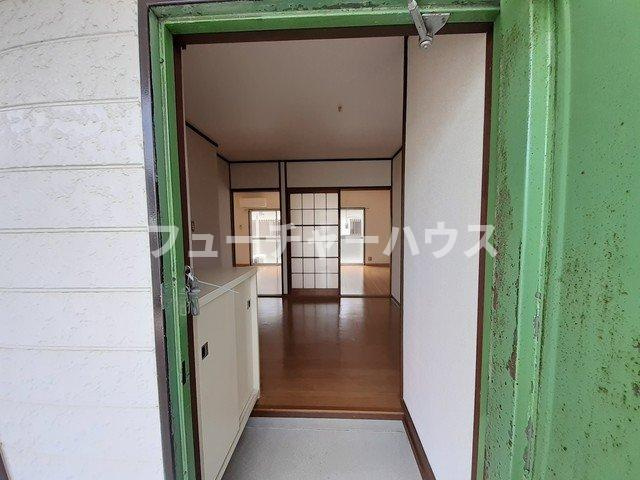 森谷コーポの玄関