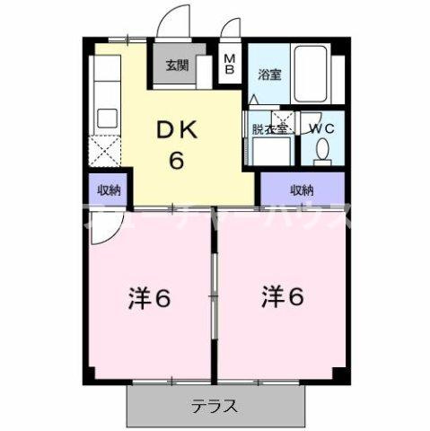 森谷コーポの間取り