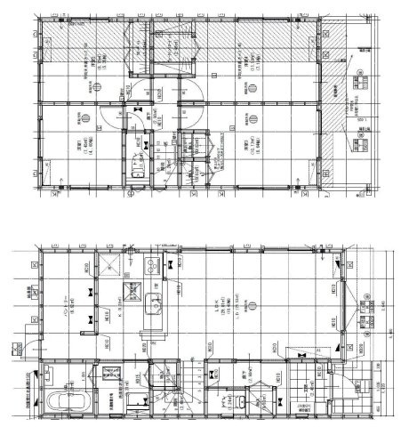 【横浜市旭区笹野台4丁目18-34全2棟新築戸建て】★仲介手数料無料★（笹野台小学校・希望が丘中学校）の間取り|18帖超の広々LDKを中心に、水回りを集約した使いやすい家事動線を採用。ゆとりある4LDKで、収納も豊富に確保されたファミリー向けの間取りです。
