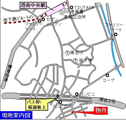ＫＳハイムの地図|案内図