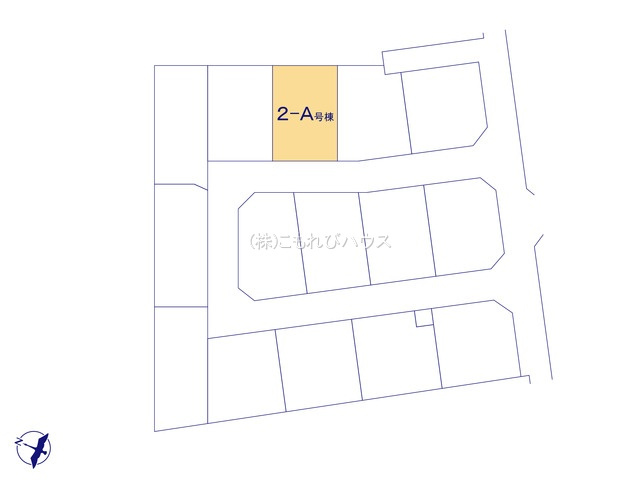 第7上尾二ツ宮　新築一戸建て　ハートフルタウン　2-Aの区画図|【全15棟・2-A号棟】
26.7.26　撮影済み