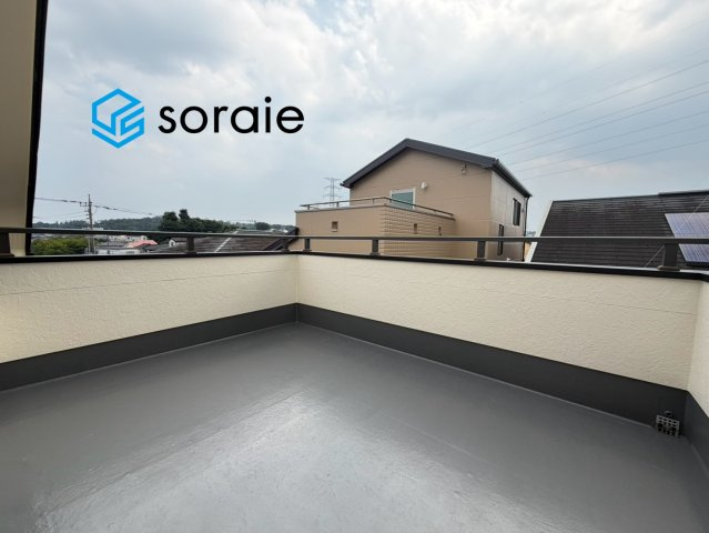 所沢市荒幡　中古戸建のバルコニー|7/23　撮影