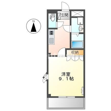ハピネスの間取り|間取図