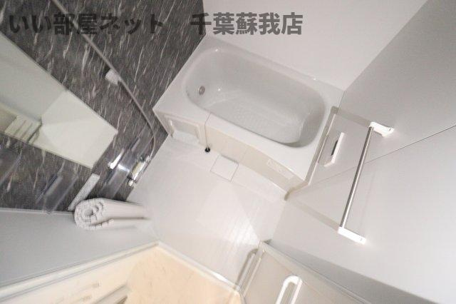 リゾーマおゆみ野の浴室|落ち着いた空間のお風呂です