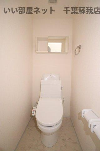 リゾーマおゆみ野のトイレ|落ち着いたトイレです