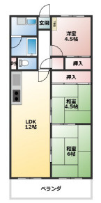 サンハイツ土山の間取り