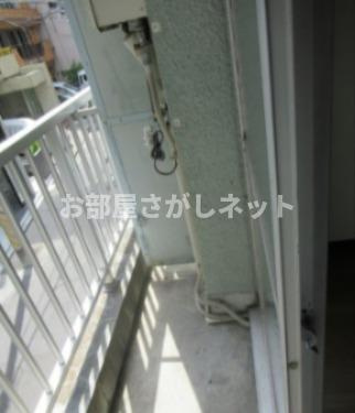コーポ山吹【おとり物件なし】#学生・社会人にオススメ！初期費用分割払いOK！のバルコニー