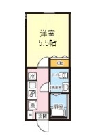横浜市港南区笹下３丁目のアパートの間取り
