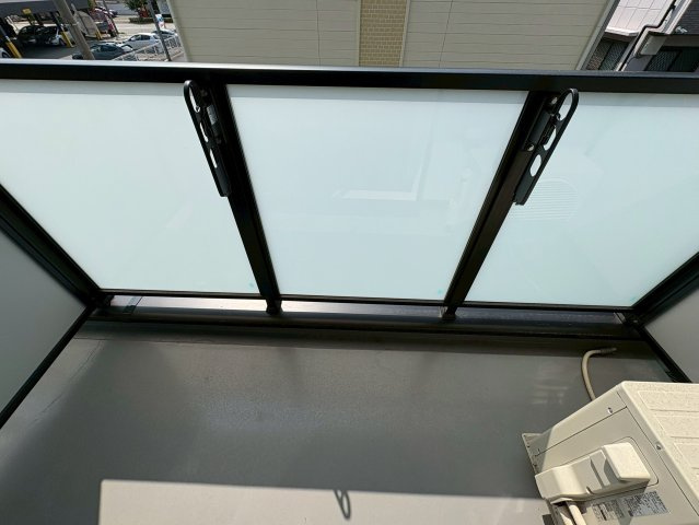 ヴェルステック宝塚のバルコニー
