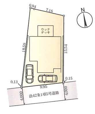 【区画図】 | 座間市相武台2丁目　新築戸建て　全1棟【仲介手数料無料】