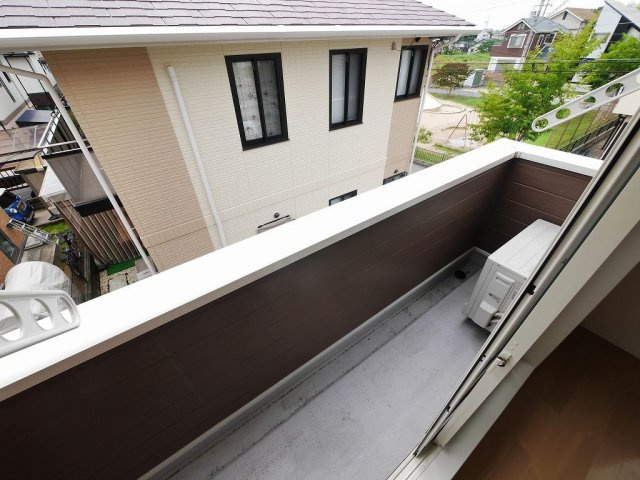 和井取戸建のバルコニー