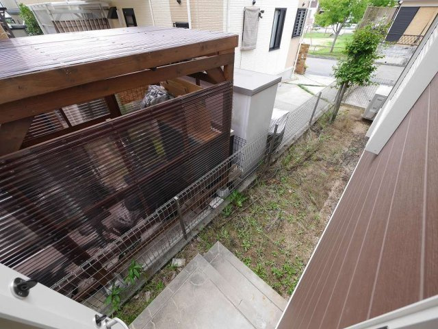 和井取戸建の庭