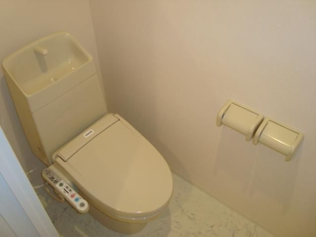 ガナドールのトイレ|落ち着いた色調のトイレです