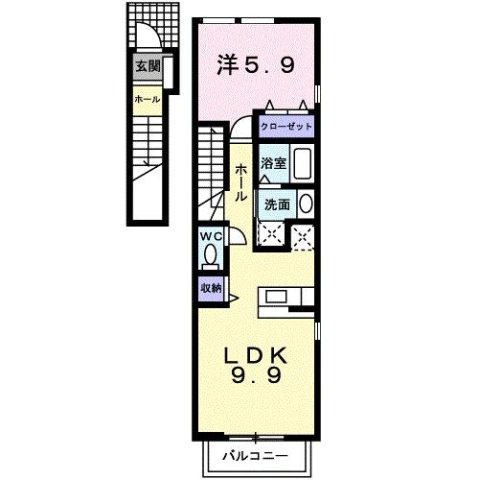 サニーブレインの間取り
