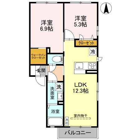 ルポゼAの間取り