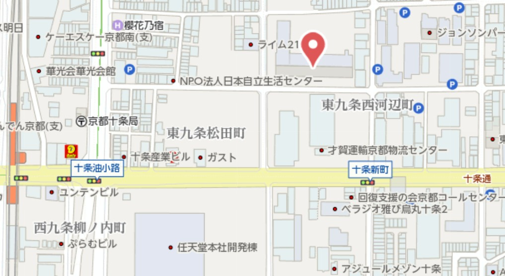 コープ野村京都南　11階の地図