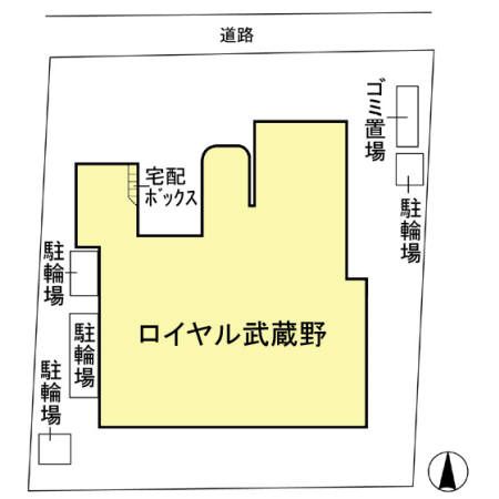 ロイヤル武蔵野の区画図
