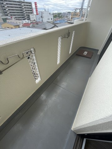 上祇園ハイツのバルコニー
